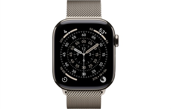 Умные часы Apple Watch Series 11 MF8P4 42mm Case Ntural Titanium with Natural Milanese Loop (Natural Titanium, Natural Titanium)