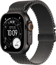 Apple Watch Ultra 3 2025 MF1T4 49mm/L BlackTitanium Case Milanese Black Loop У/Ц (Black Titanium, Black Titanium)
