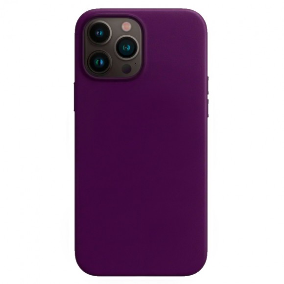 Чехол-накладка для iPhone 13 Pro Max Silicone Case темно-сиреневый