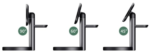 Беспроводная зарядная станция 3 в 1 TOTU S-36 Magsafe (iMageSafe+Apple Watch+AirPods) черная