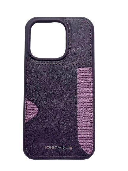 Чехол-накладка для iPhone 15 Pro Keephone Creative Case бордовый