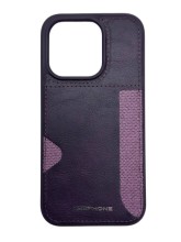 Чехол-накладка для iPhone 15 Pro Keephone Creative Case бордовый