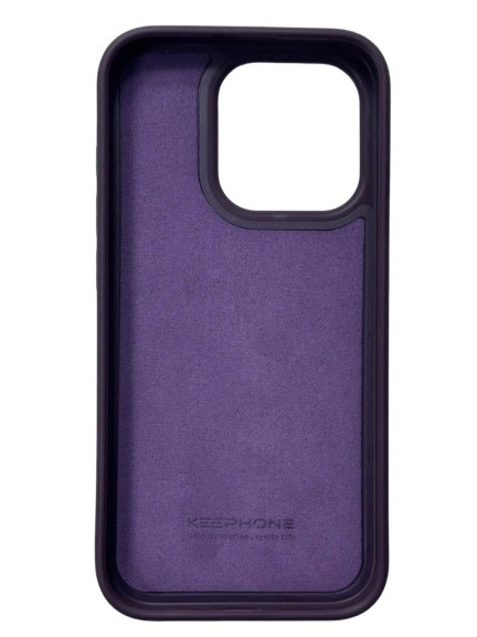 Чехол-накладка для iPhone 15 Pro Keephone Creative Case бордовый