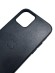 Чехол-накладка для iPhone 12 Mini Leather черный