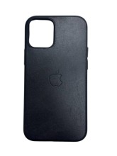 Чехол-накладка для iPhone 12 Mini Leather черный