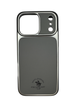 Чехол-накладка для iPhone 17 Pro Max Polo Lucas Magsafe Back Silver