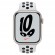Часы 45мм Nike MKNA3 Series 7,корпус из алюминий цвета"сияющая звезда"спортивный ремешок Nike"черный" (белый, Черный)