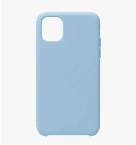 Чехол-накладка для iPhone 11 Pro Max Silicone Case синяя сирень