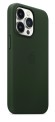 Чехол-накладка для iPhone 13 Pro Max Leather Case MagSafe зеленый
