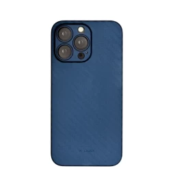 Чехол-накладка для iPhone 15 Pro Max KZDOO Air Carbon синий