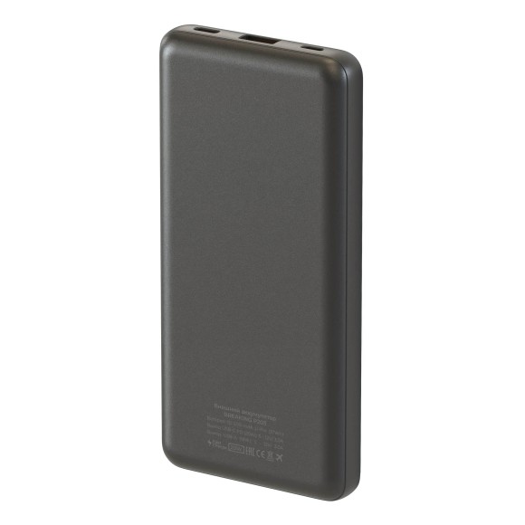 Аккумулятор Breaking P203 10000 mAh 20W черный