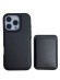 Чехол бумажник Apple 16 Pro Max HDCI Magnetic черный