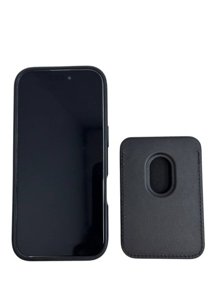 Чехол бумажник Apple 16 Pro Max HDCI Magnetic черный