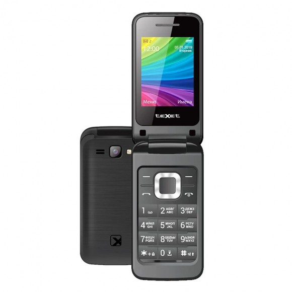 Телефон teXet TM-204 (Черный)