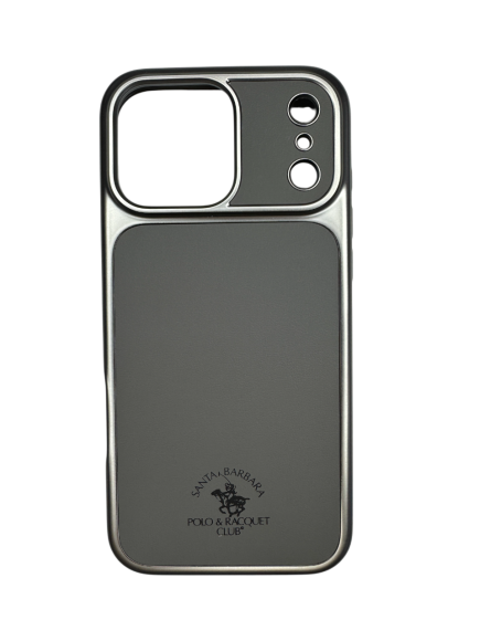 Чехол-накладка для iPhone 17 Pro Polo Lucas Magsafe Back Silver