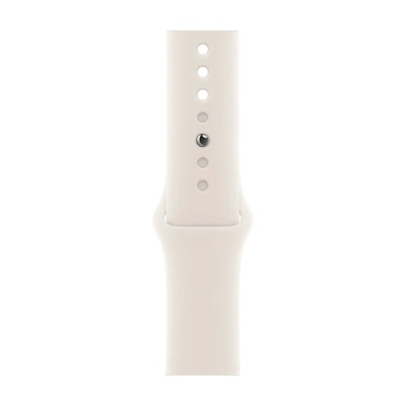 40mm/M/L MEH54 Series SE 3 2025 Aluminum Case Starlight with Starlight Sport Band (Starlight, Starlight)