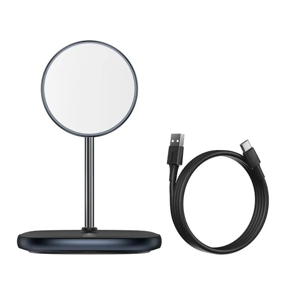 Беспроводная зарядка Baseus Swan Wireless Charger (WXSW-01) для iPhone Series 12 (Black) Беспроводная зарядка Baseus Swan Wireless Charger (WXSW-01) для iPhone Series 12 (Black)