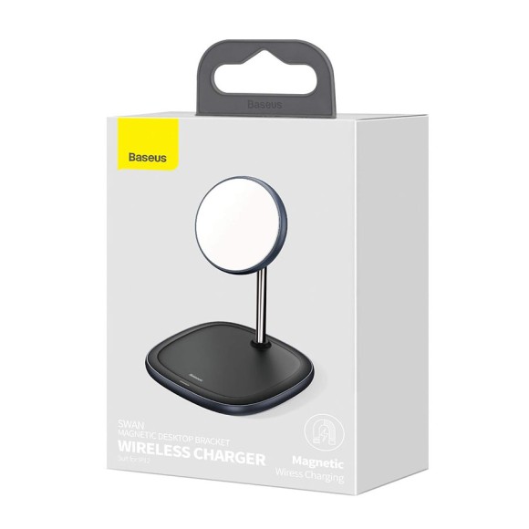 Беспроводная зарядка Baseus Swan Wireless Charger (WXSW-01) для iPhone Series 12 (Black) Беспроводная зарядка Baseus Swan Wireless Charger (WXSW-01) для iPhone Series 12 (Black)