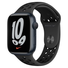 Умные часы Apple Watch Series 7 45 мм Aluminium Case RU, темная ночь (черный, Черный)