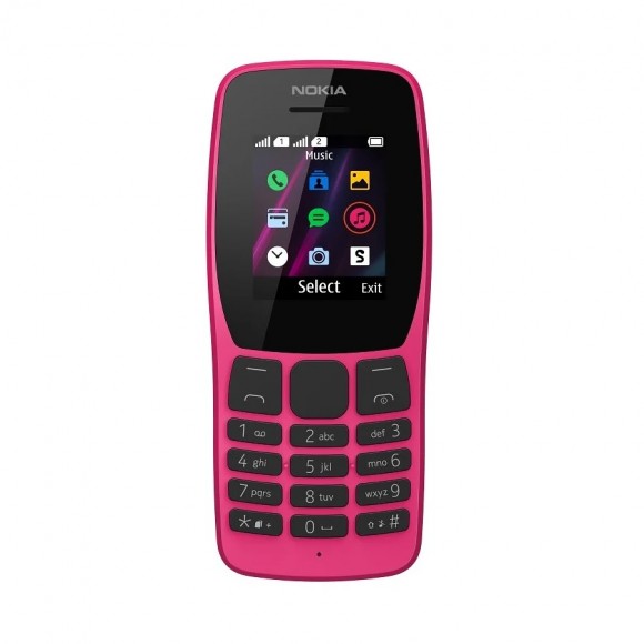 Телефон Nokia 110 (2019) (розовый)