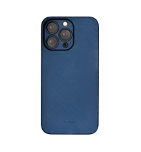 Чехол-накладка для iPhone 15 Pro KZDOO Air Carbon синий