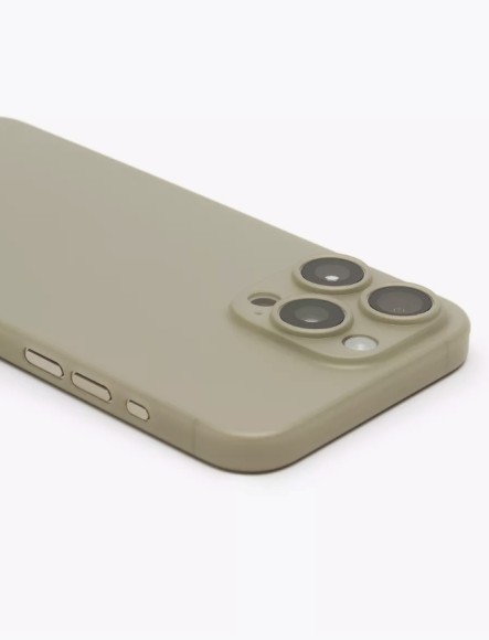 Чехол-накладка для iPhone 15 Pro KZDOO Air Skin кремовый