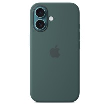 Чехол-накладка для iPhone 16 Silicone Case темно-зеленый