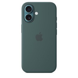 Чехол-накладка для iPhone 16 Silicone Case темно-зеленый