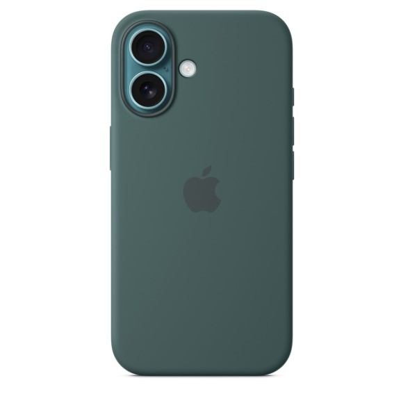 Чехол-накладка для iPhone 16 Silicone Case темно-зеленый