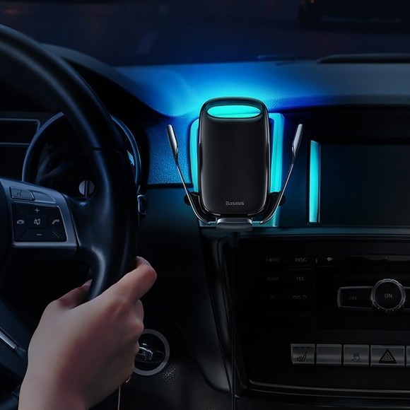 Держатель Baseus Milky Way Electric Bracket Wireless Charger 15W (WXHW02-01) Держатель Baseus Milky Way Electric Bracket Wireless Charger 15W (WXHW02-01)