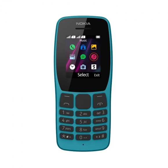 Телефон Nokia 110 (2019) (голубой)