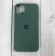 Чехол-накладка для iPhone 14 Pro Silicone Case хвойно-зеленый