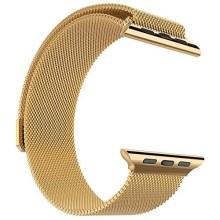 Ремешок для Apple Watch 42/44/45 мм Milanese золото