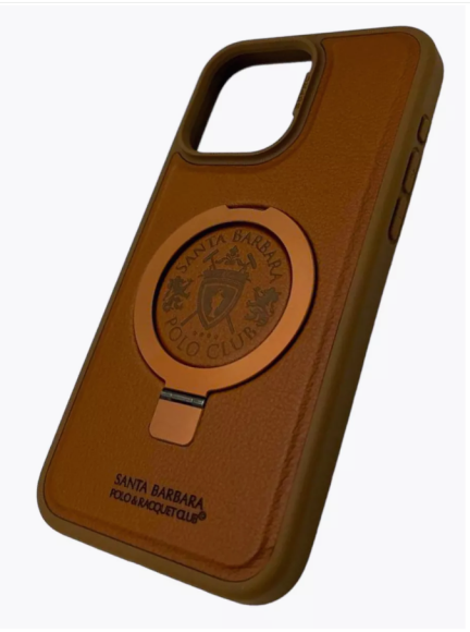 Чехол-накладка для iPhone 15 Pro Max Santa Barbara Primo коричневый Чехол-накладка для iPhone 15 Pro Max Santa Barbara Primo коричневый