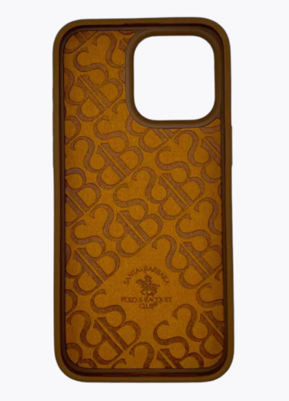 Чехол-накладка для iPhone 15 Pro Max Santa Barbara Primo коричневый Чехол-накладка для iPhone 15 Pro Max Santa Barbara Primo коричневый