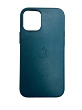Чехол-накладка для iPhone 12 Mini Leather темно-зеленый