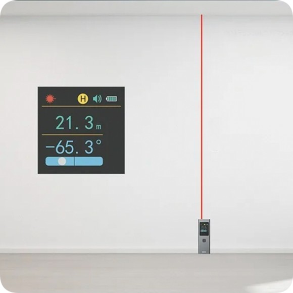 Лазерный дальномер Xiaomi Duka Laser Range Finder LS6 / 40м
