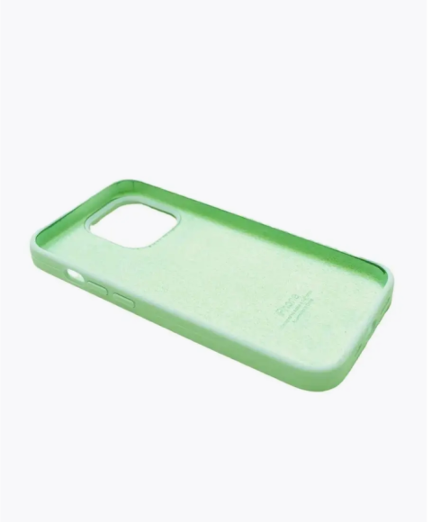 Чехол-накладка для iPhone 12 Mini Silicone Case ментоловый