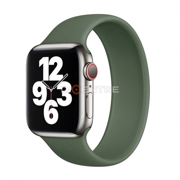 Ремешок для Apple Watch 42/44/45 мм монобраслет Sport M зеленый