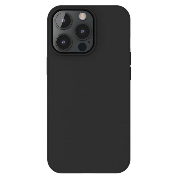 Чехол-накладка для iPhone 13 Pro Max Silicone Case черный