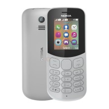 Телефон Nokia 130 Dual sim (2017) (серый, Grey)