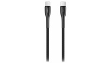 Type-C Type-C OLMIO STYLE  60W  1.2м тканевая оплетка  черный