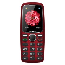 Телефон teXet TM-B307 красный Телефон teXet TM-B307 красный