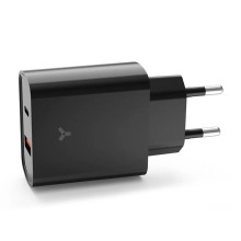 СЗУ Accesstyle Crystal 20WUT, USB + USB type-C, 3A, черный