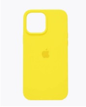 Чехол-накладка для iPhone 13 Pro Silicone Case желтый