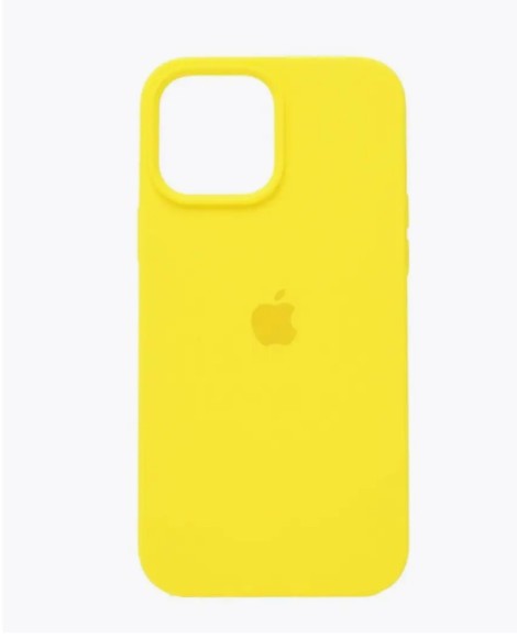 Чехол-накладка для iPhone 13 Pro Silicone Case желтый