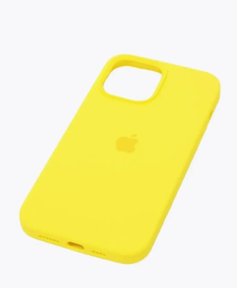 Чехол-накладка для iPhone 13 Pro Silicone Case желтый Чехол-накладка для iPhone 13 Pro Silicone Case желтый