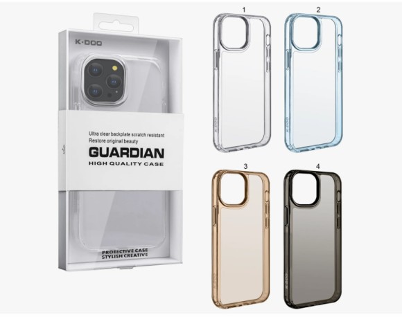 Чехол-накладка для iPhone 13 Pro Max K-DOO Guardian голубой