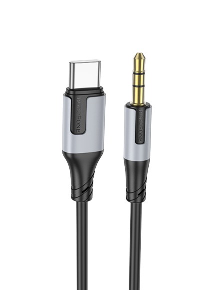 AUX Borofone BL19 3.5мм Type-S черный AUX Borofone BL19 3.5мм Type-S черный