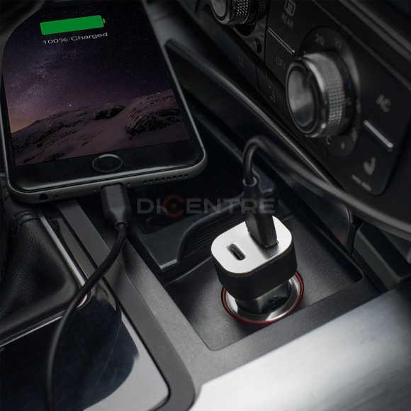 АЗУ Deppa Ultra USB+USB Type-C 4.8A, черный